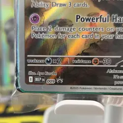 SEALED❗🔥Alakazam 009 Mega Evolutions Black Star Promo Pokemon ❗🔥 - Image 2