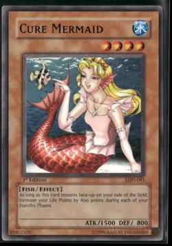 Cure Mermaid LON-041 1st Edition - Yu-Gi-Oh! TCG Common - Image 1