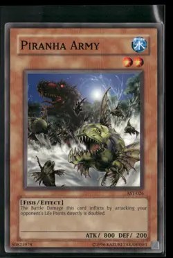 Piranha Army AST-026 Unlimited - Yu-Gi-Oh! TCG Common - Image 1