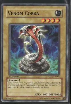 Venom Cobra TAEV-EN005 1st Edition - Yu-Gi-Oh! TCG Common - Image 1