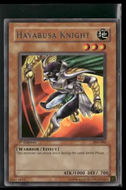 Hayabusa Knight PSV-086 1st Edition - Yu-Gi-Oh! TCG Rare - Image 1