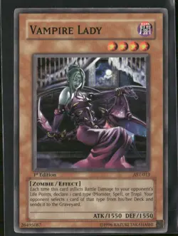 Vampire Lady AST-013 1st Edition - Yu-Gi-Oh! TCG Common - Image 1