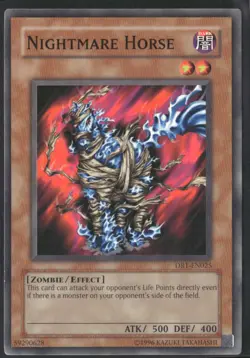 Nightmare Horse DR1-EN025 Unlimited - Yu-Gi-Oh! TCG Common - Image 1