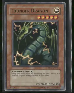 Yu-Gi-Oh! TCG Thunder Dragon CP02-EN015 Unlimited Common - Image 1