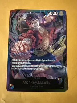 Monkey.D.Luffy (Release Event Leader) - One Piece TCG - English NM Promo Foil - Image 1