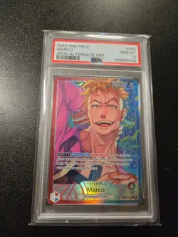 Marco Alt Art Leader OP08-002 One piece TCG Two Legends English PSA 10 - Image 1