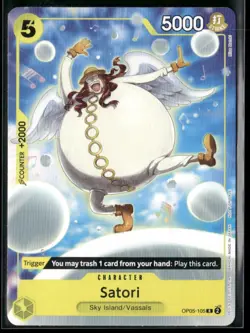 One Piece TCG Satori OP05-105 Welcome Pack Vol. 1 Promo - Image 1