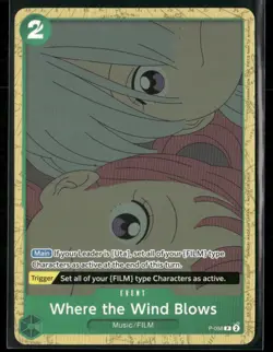 Where the Wind Blows (Starter Deck 11: Uta Deck Battle) P-058 - One Piece TCG On - Image 1