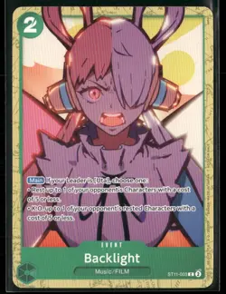 Backlight (Starter Deck 11: Uta Deck Battle) ST11-003 - One Piece TCG One Piece - Image 1