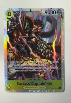 One Piece TCG Eustass "Captain" Kid SR - Royal Blood Foil (OP10-112) - Image 1
