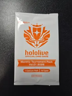 Hololive Card Game Monthly Tournament Pack Vol 1 2026 Sealed English - Image 1