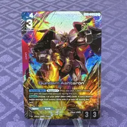 Gundam Ashtaron GD02-040 R+ Alt Art Gundam Card Game TCG CCG English - Image 1