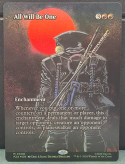 All Will Be One M 0088 BORDERLESS FOIL TMNT Source Material MTG Card Magic NM - Image 1