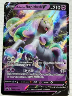 Galarian Rapidash V - Promo SWSH: Sword & Shield Promo Cards SWSH111 NM - Image 1