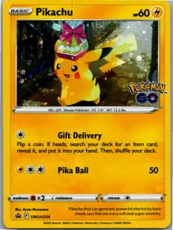 Pokemon Pikachu Promo SWSH: Sword & Shield Promo Cards SWSH234 NM - Image 1