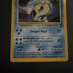 Pokemon Card Gyarados 7/130 Holo Base Set 2 LP - Image 3