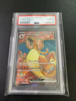 2023 Pokemon Mew En Charizard Ex PSA 10 #183 Ultra Rare SICK CARD 🔥 - Image 1
