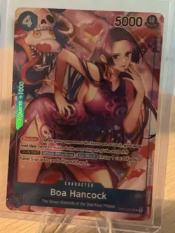 Boa Hancock OP01-078 SR Premium One Piece CCG Card English - Image 1