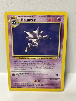 Haunter Legendary Collection Pokemon Card WOTC 46/110 Non-Holo HP / Damaged - Image 2