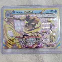 Pokemon Greninja BREAK 41/122 Breakpoint Holo Rare Card 170 HP TCG - Image 1