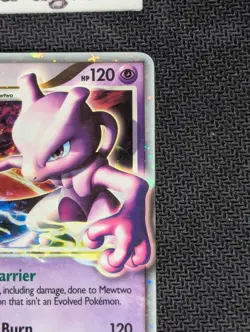 Pokemon TCG Mewtwo LV.X Black Star Promo DP28 Holo Card, LP Condition - Image 4