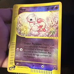 Pokemon Mew TCG Reverse Holo Card Expedition Base Set 055/165 - Image 5