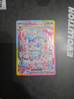 Pokemon Sylveon EX TCG Prismatic Evolutions Card 156/131 Sir NM Condition - Image 1