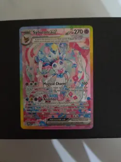 Pokemon Sylveon EX TCG Prismatic Evolutions Card 156/131 Sir NM Condition - Image 2