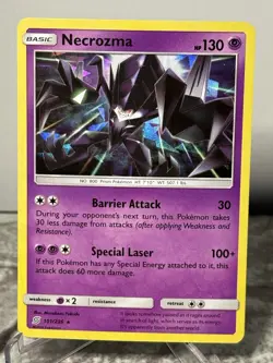 Necrozma 101/236 Unified Minds Non Holo Pokemon Card LP - Image 1