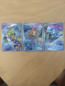 2025 Pokemon First Partner Pack Turtwig, Chimchar, Piplup Cards #40 #41 #42 🔥🔥 - Image 1