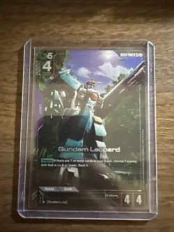 Gundam Card Game Dual Impact Gundam Leopard Gd02-060 U+ Alt Art - Image 1