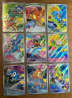 Pokemon TCG First Partner Illustration Collection 2026 Promos Full Set 9 Cards - Image 1