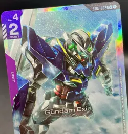 Gundam Exia ST07-002 C+ Celestial Drive Textured Foil Gundam Card Game NM/M - Image 3