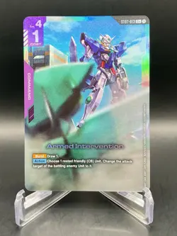 Armed Intervention ST07-013 C+ Celestial Drive Textured Foil Gundam Card Game NM - Image 1