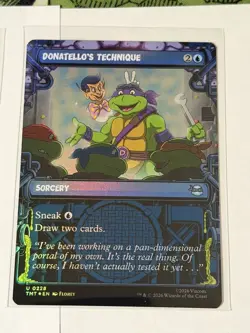 Donatello's Technique Borderless Teenage Mutant Ninja Turtles Foil 228 - Image 1