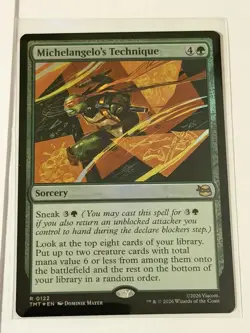 Michelangelo's Technique Teenage Mutant Ninja Turtles Foil 122 - Image 1