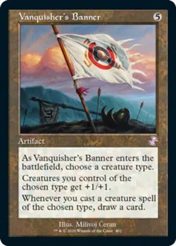 1 x Vanquisher's Banner - Time Spiral Remastered - Light Play - MTG - Image 1