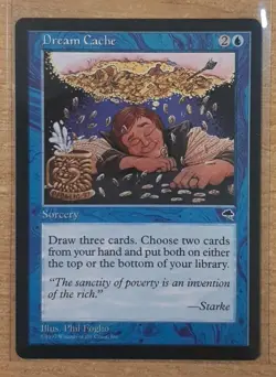 1997 MAGIC THE GATHERING TEMPEST DREAM CACHE TD25 - Image 1