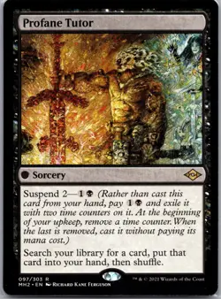 Profane Tutor R Modern Horizons 2 97 NM Normal - Image 1