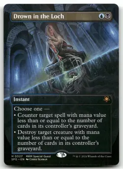 Drown in the Loch (Borderless) #27 (NM) Special Guests SPG Magic MTG - Image 1