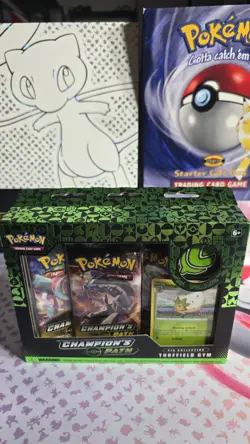 Pokemon Champion's Path Turffield Gym Pin Collection SEALED - Image 1