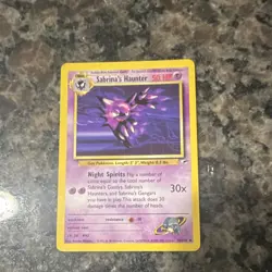 Pokemon TCG Sabrina's Haunter Gym Heroes 58/132 LP+ - Image 1