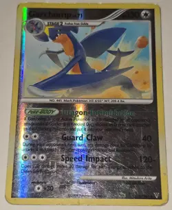 Pokemon TCG Garchomp 5/147 Supreme Victors Cracked Ice Reverse Holo Rare HP - Image 3