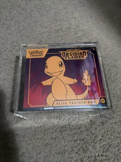 Pokemon: Scarlet & Violet 3: Obsidian Flames Elite Trainer SEALED Box W/CASE 820650853913 - Image 1