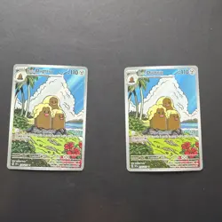 Pokemon Alolan Dugtrio Illustration Rare Holo 208/191 Sv08: Surging Sparks 110 … - Image 1