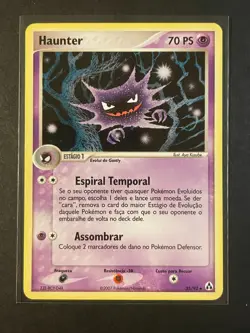 Pokemon Portuguese Haunter 35/92 EX Legend Maker Non Holo Uncommon NM - Image 1
