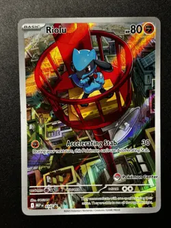 Riolu - 010 (Pokemon Center Exclusive) 010 Me: Mega Evolution Promo Holo MP/HP - Image 1