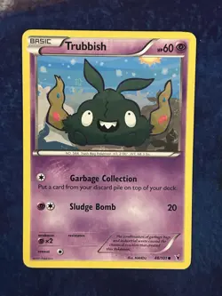 Pokemon Trubbish Common # 48/101 - Noble Victories - Played - Image 1