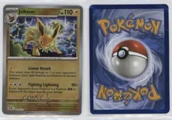 Jolteon Master Ball Foil Pokemon Prismatic Evolutions PRE #029 - Image 3