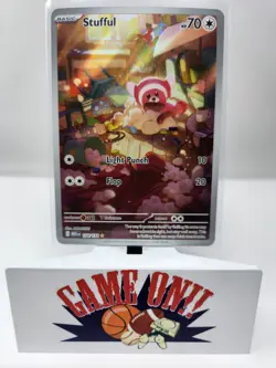 Pokemon Stufful 154/132 Mega Evolution Full Art Illustration Rare sc - Image 1